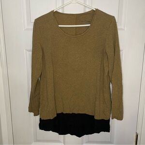 Neon Buddha Cotton Long Sleeve Cozy T Shirt Top Medium